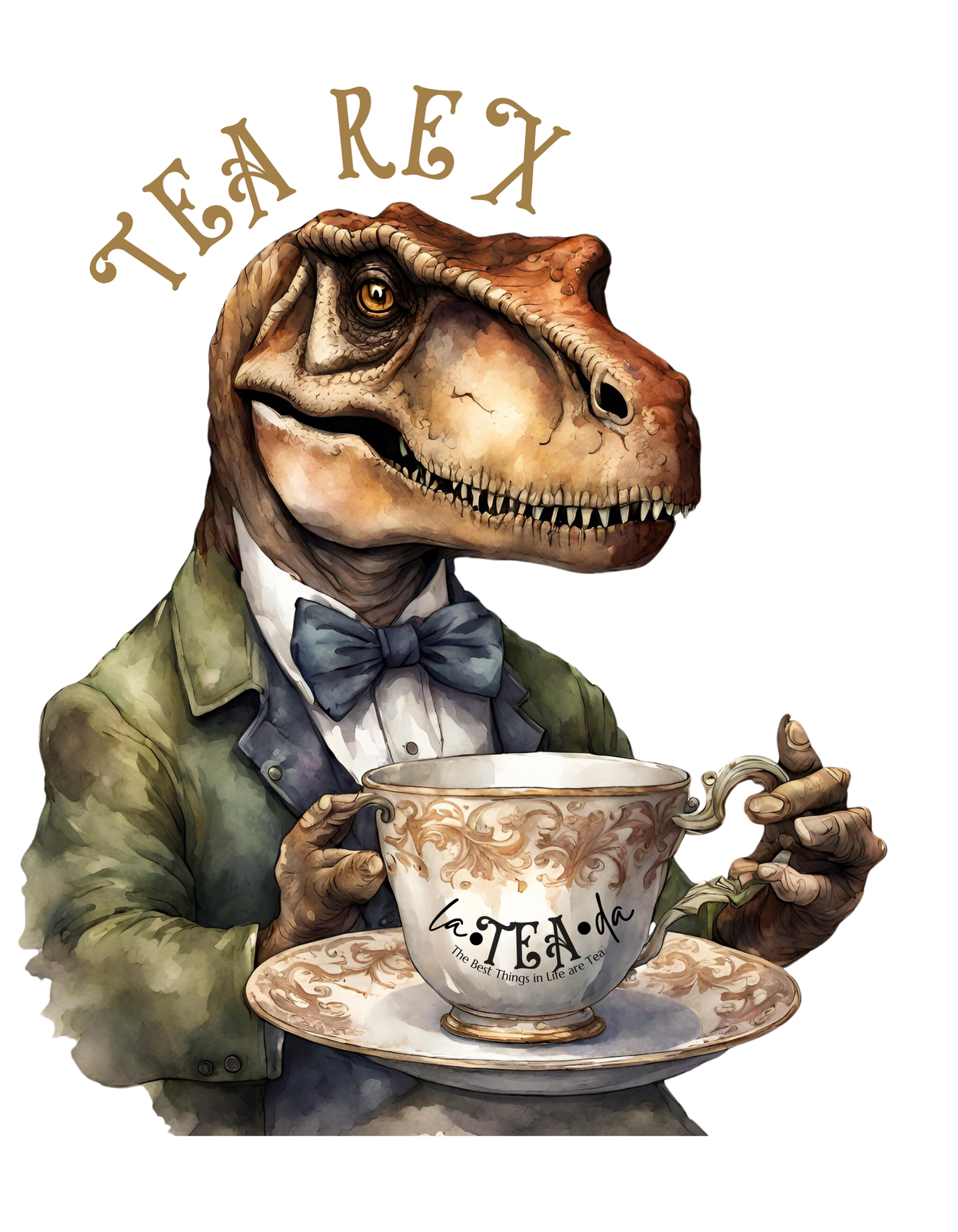LaTEAda TEA REX t-shirts - original, whimsical & fun
