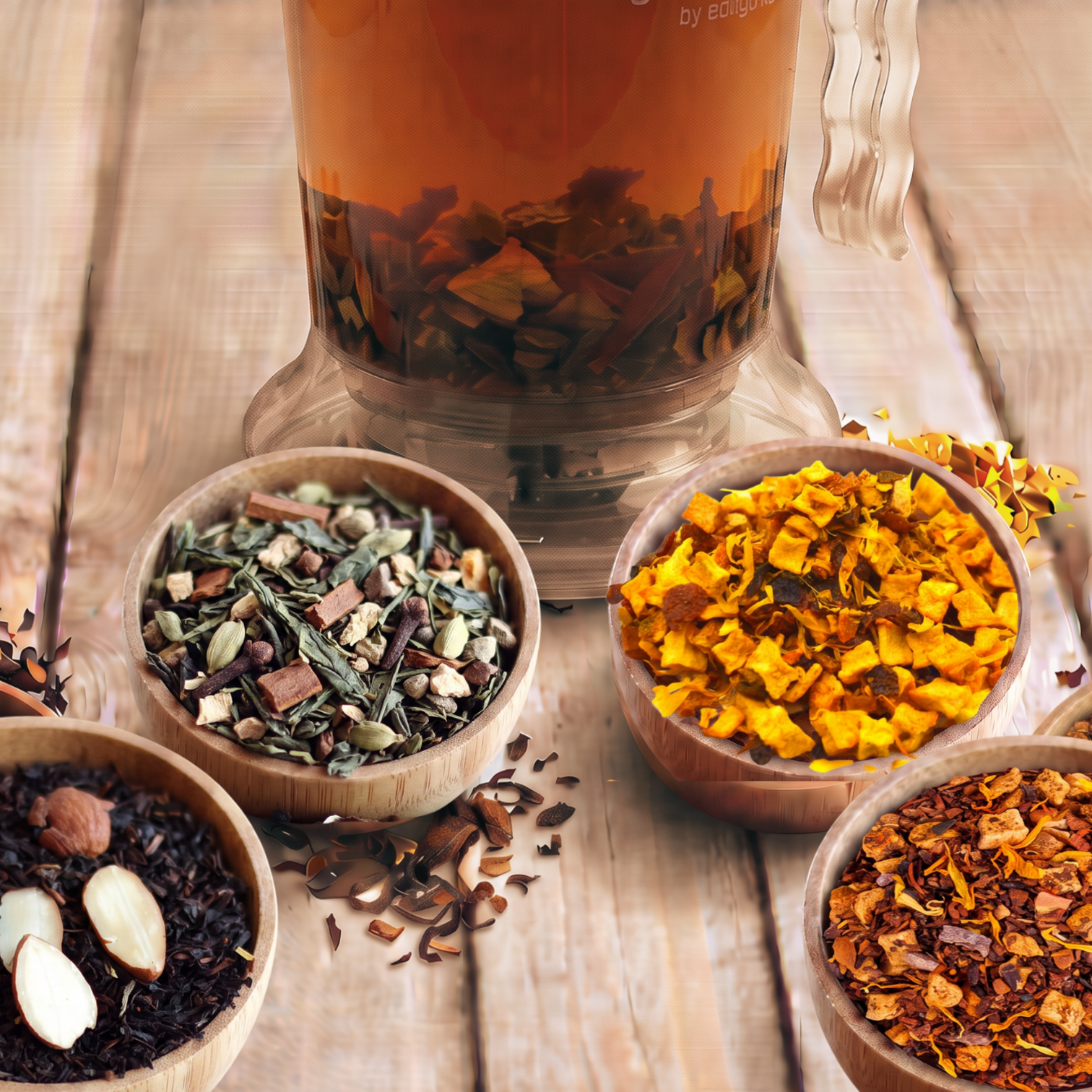 Loose Leaf Starter Kit - Caffeinated & Caffeine-Free Tea Combination